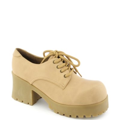 Victoria Macy-Low womens casual lace-up platform shoes
