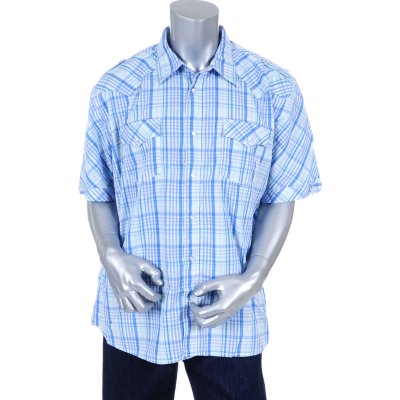 HOMEPAGE BRANDS JORDAN CRAIG MENS PLAID WOVEN SHIRT