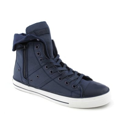 levi's high top zipper shoes