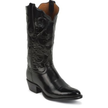 Tony Lama Black Brushed Goat - 1009