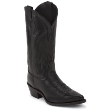 Justin Boots Western Royal Black Cowhide