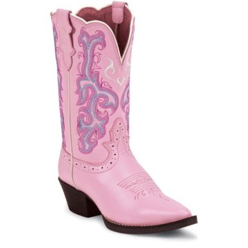 Justin Boots Stampede&trade; Pink Deercow - 2556JR