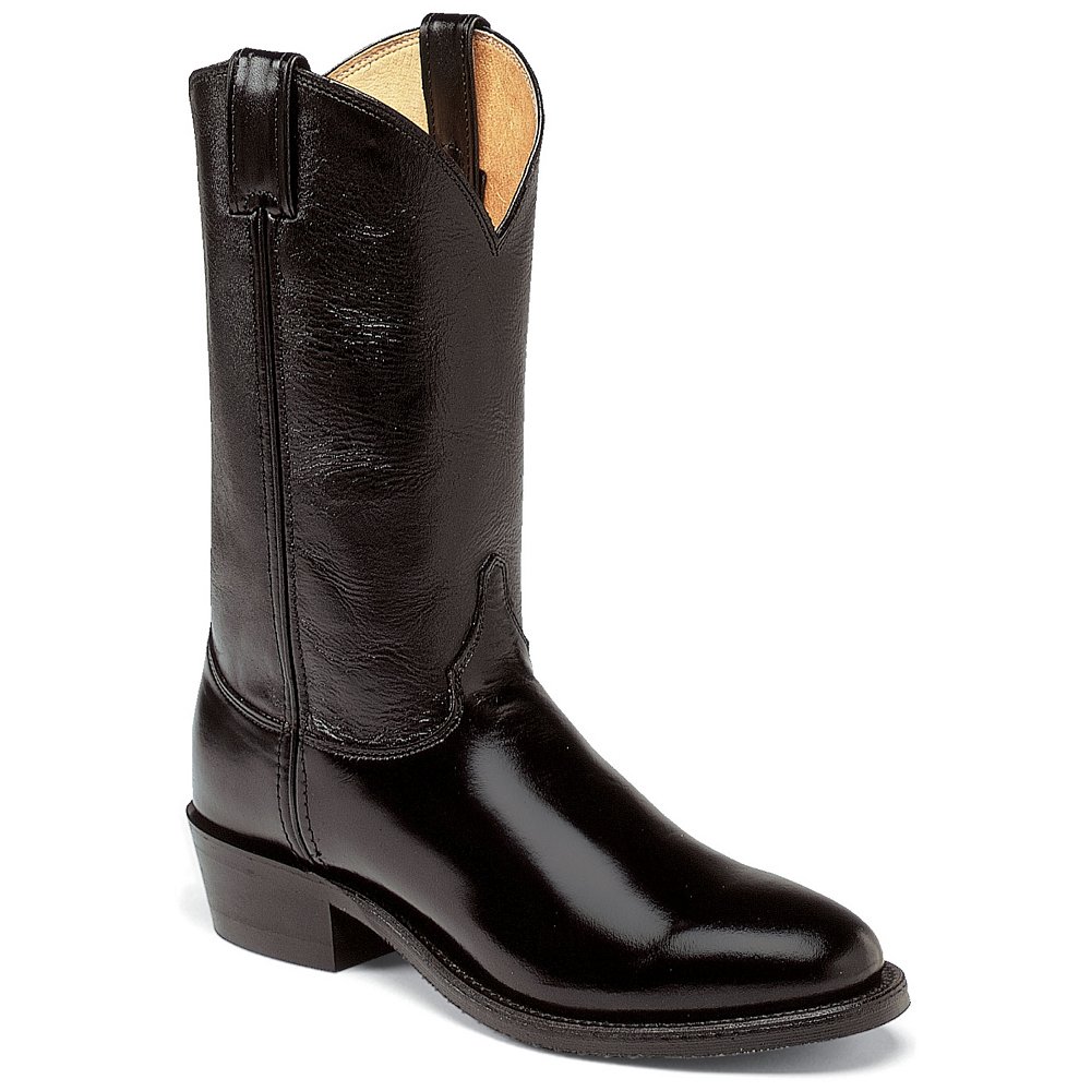 justin black western boots