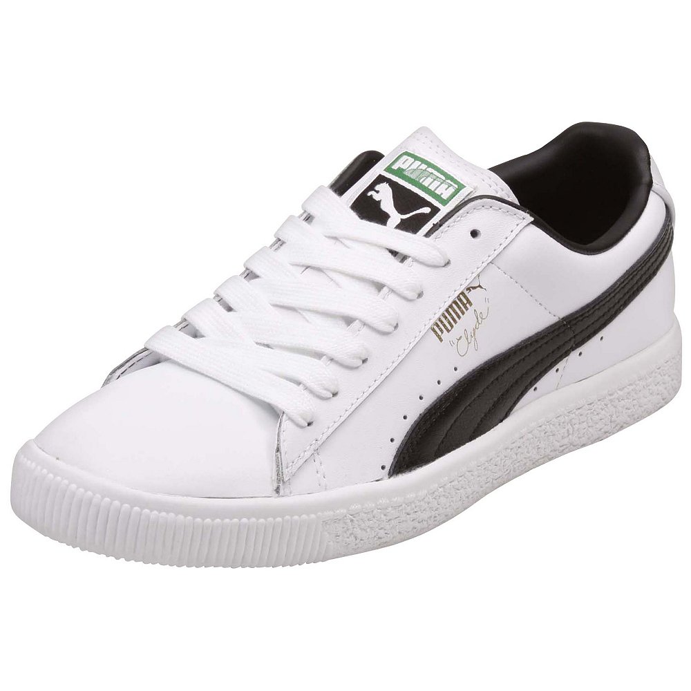 ... puma the men s clyde leather fs casual shoes from puma feature a