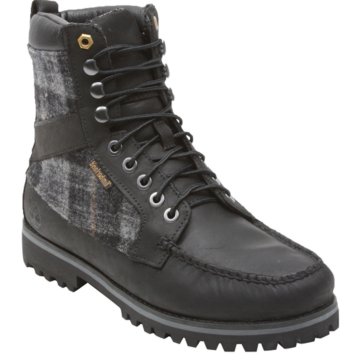 Timberland Newmarket 9-Eye Moc Toe Leather with Woolrich Fabric - 43583