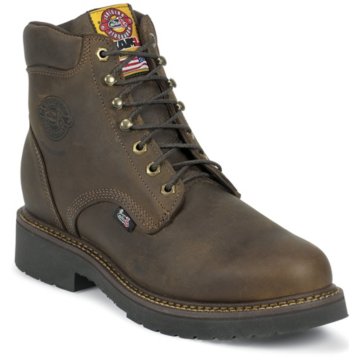 Justin Original Work Rugged Bay Gaucho Steel Toe 6"