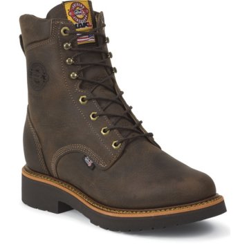 Justin Original Work Rugged Chocolate Gaucho 8" - 442