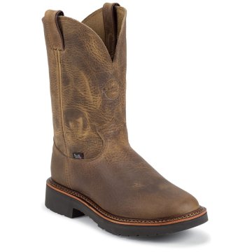 justin rugged tan gaucho boots