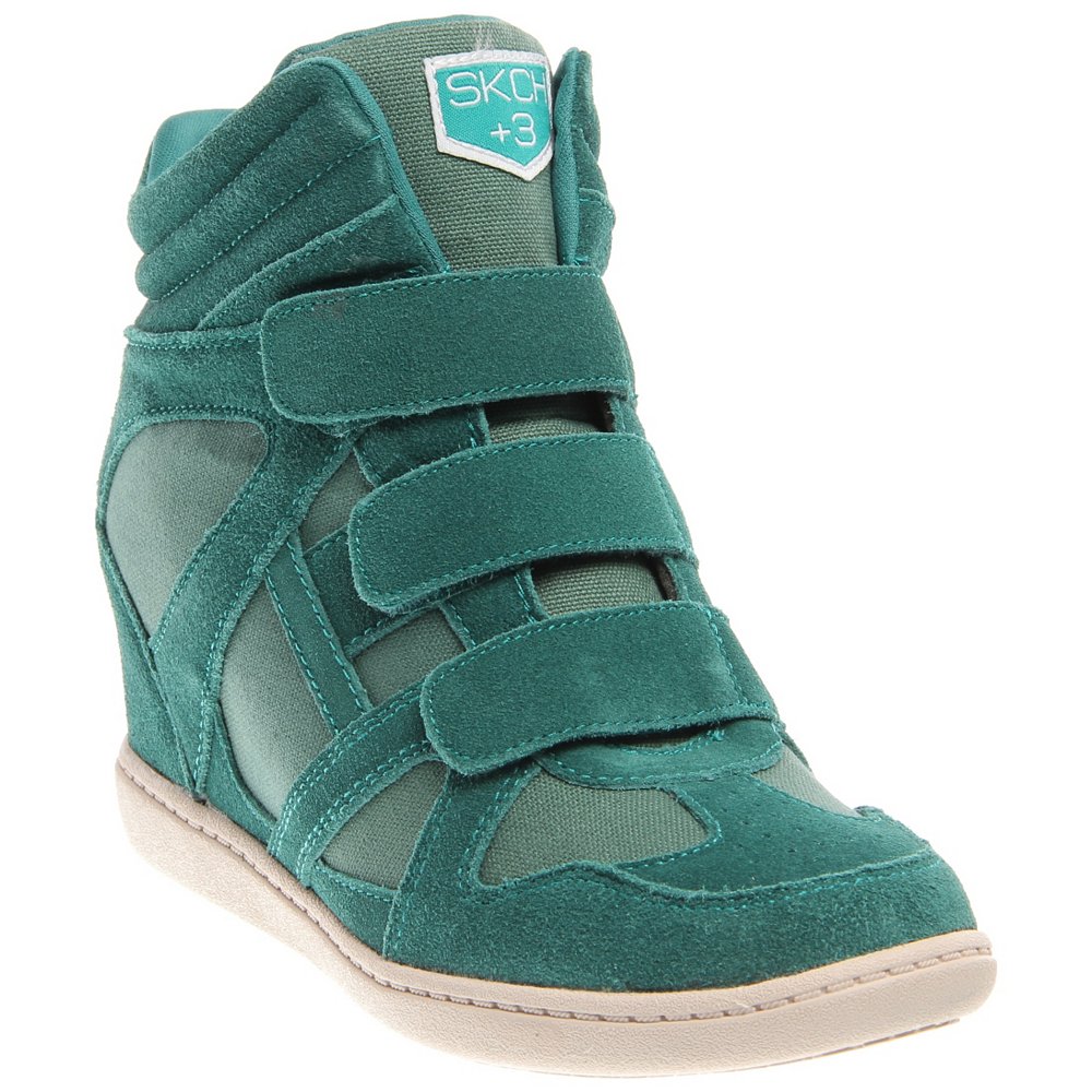 skechers wedge sneakers for women