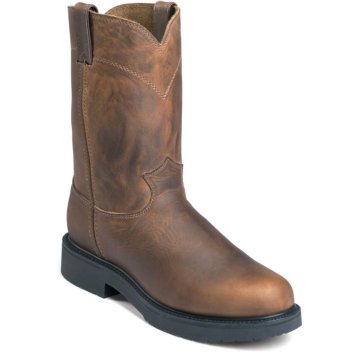 Justin Original Work Bay Apache Steel Toe - 4834