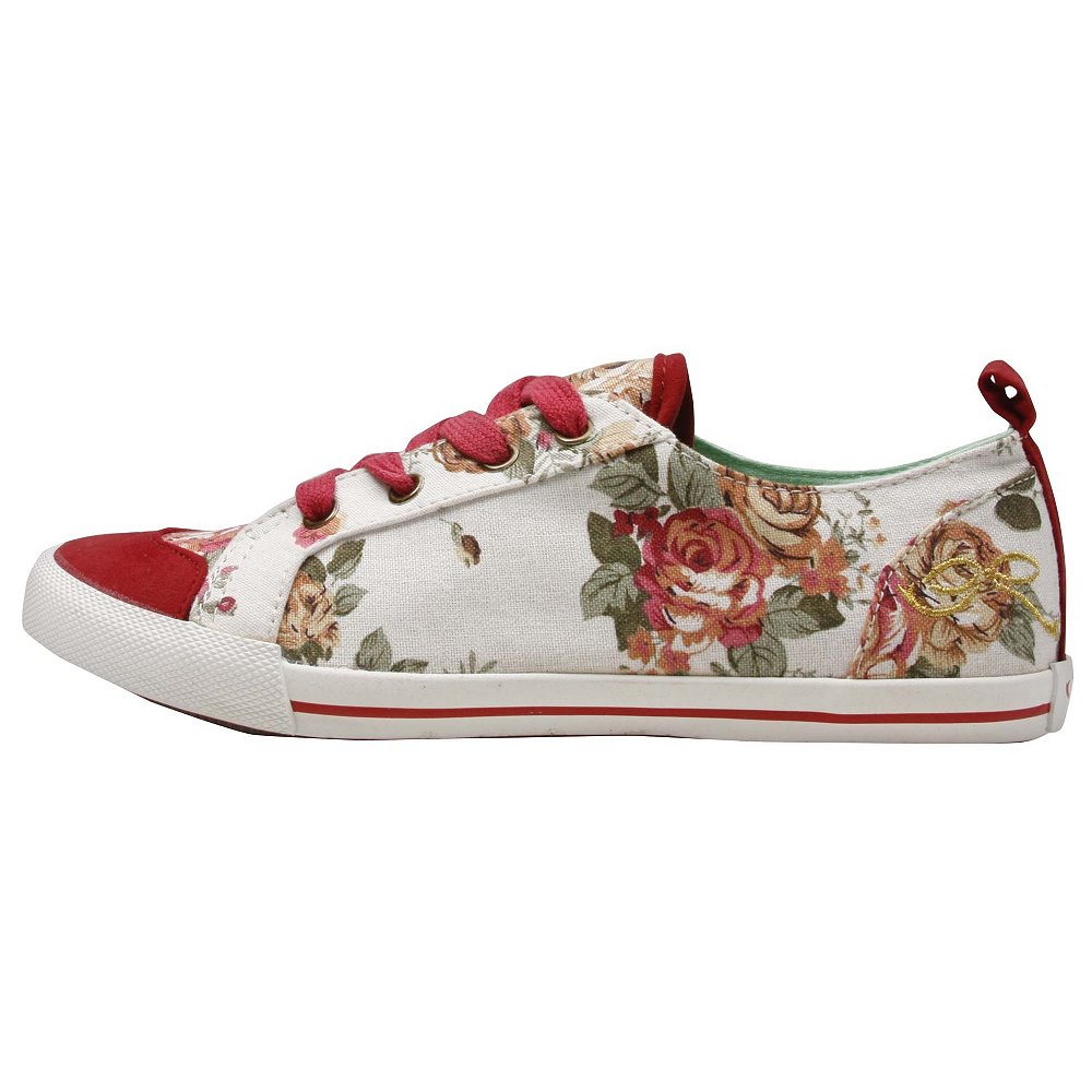 lemon canvas shoes