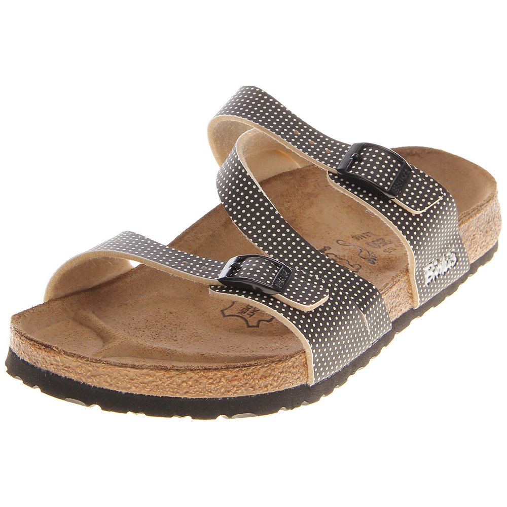 The unisex Salina sandals from Birki's feature a leather upper for a ...