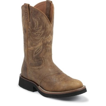 Justin Boots Stampede&trade; Tan Puma Cow - 5078