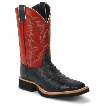  Black Full Quill Ostrich Tekno Crepe