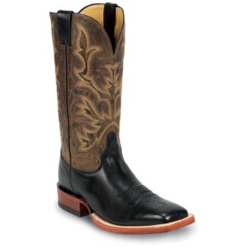 Justin Boots Justin AQHA Black Shadow Kidskin