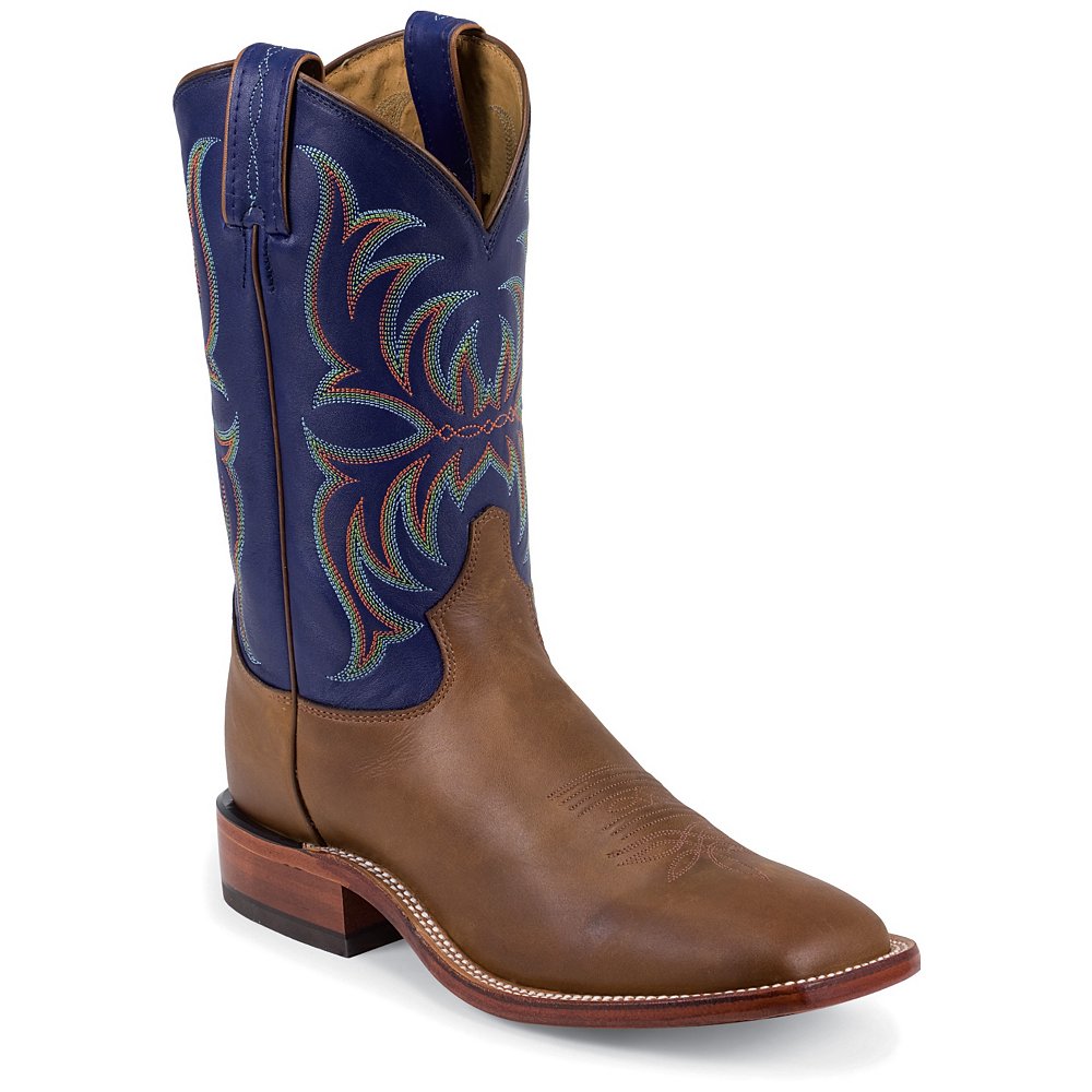 Tony Lama Men's Tan Cheyenne Americana Cowboy Boots