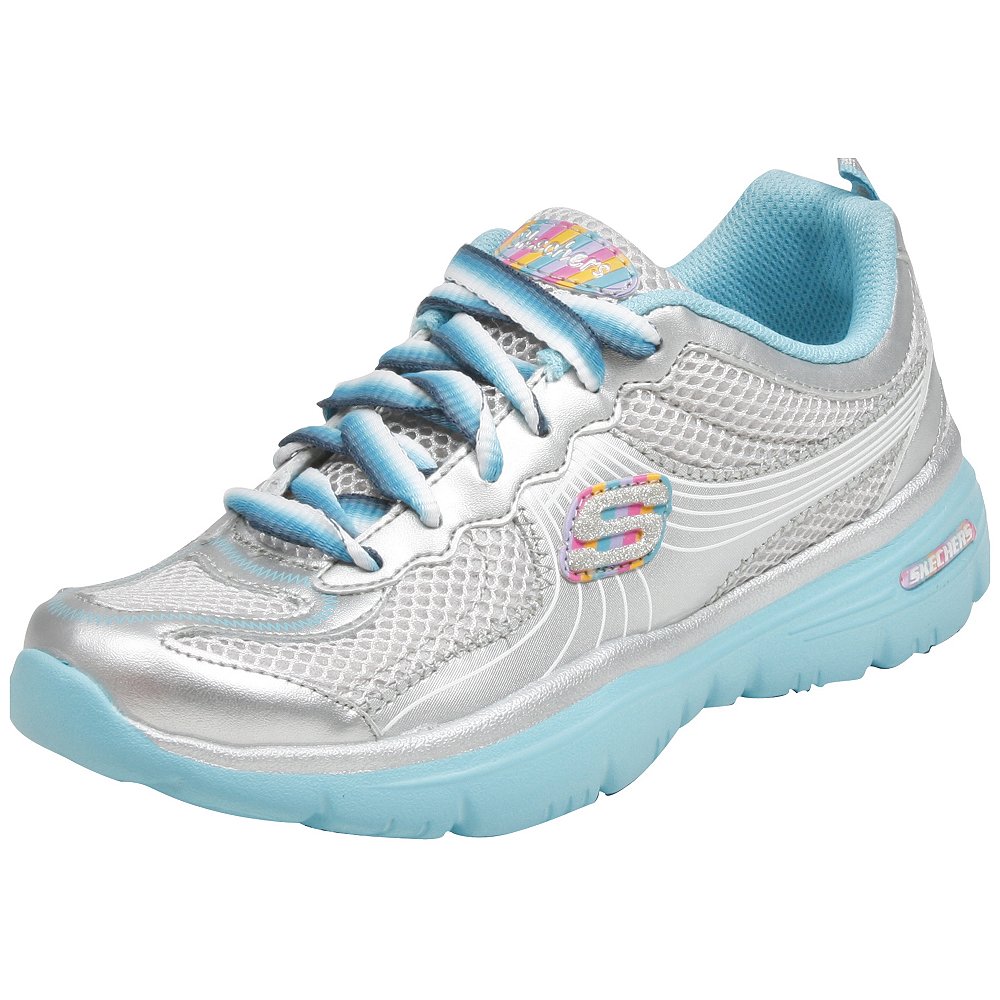 Skechers Lite Sprints- Floating Hearts Casual Shoes (Toddler/Youth)