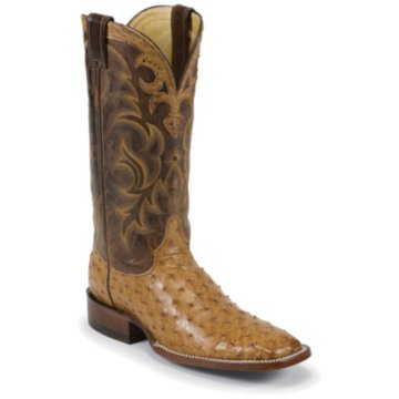  Exotics Cognac Vintage Full Quill Ostrich