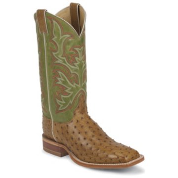 Justin Boots Justin AQHA Antique Saddle Vintage Full Quill Ost