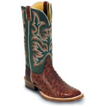 Justin Boots Justin AQHA Brandy Full Quill Ostrich