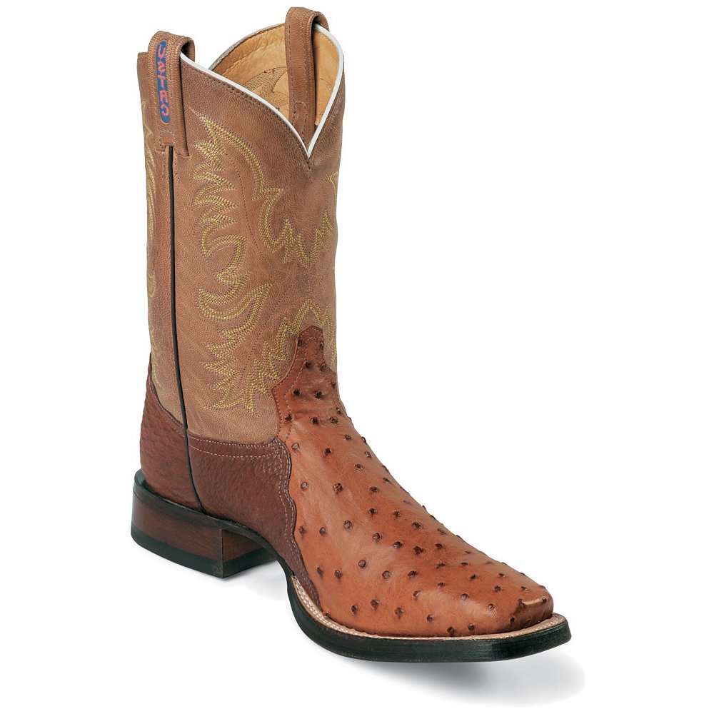 tony lama full quill ostrich round toe