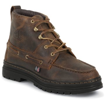 Justin Boots Casuals Waxy Mocha Brown Chukka