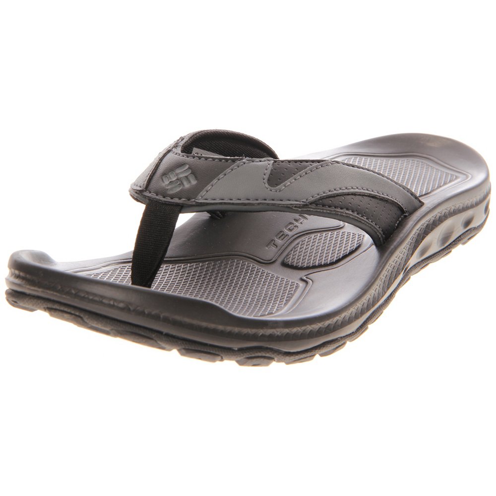 The men's Techsun Flip III sandals from Columbia feature a synthetic ...