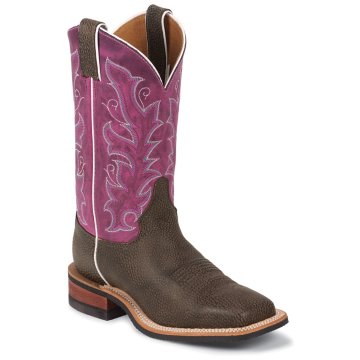 Justin Boots Bent Rail&trade; Chocolate Bisonte