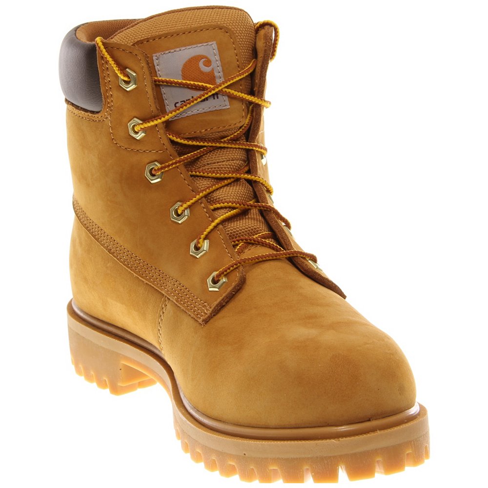 Foots wear best price: Carhartt Men's 6'' Wheat Soft Toe Work Boots