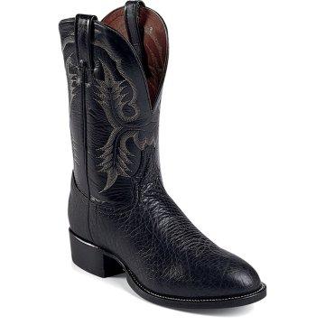 Tony Lama Black Bullhide - CT2036