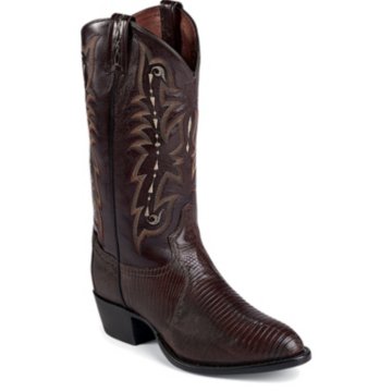 Tony Lama Chocolate Lizard - CZ813