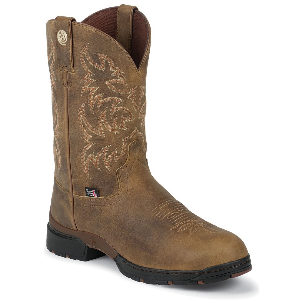 justin rugged tan gaucho boots