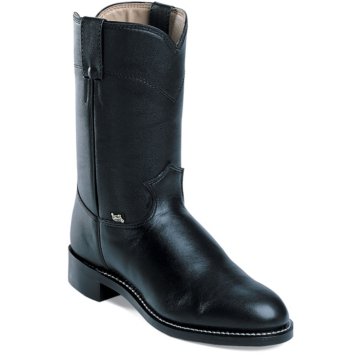 Justin Boots Farm & Ranch Black Cow - JB3000