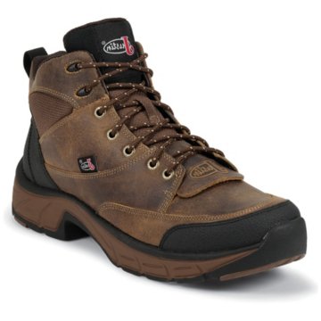 Justin Boots Stampede Distressed Tan Jaguar