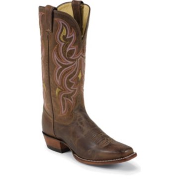 Justin Boots Punchy Dark Brown Vintage Goat - L2687