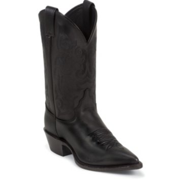 Justin Boots Western Royal Black Cowhide - L4921