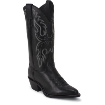 Justin Boots Western Royal Black Cowhide - L4922