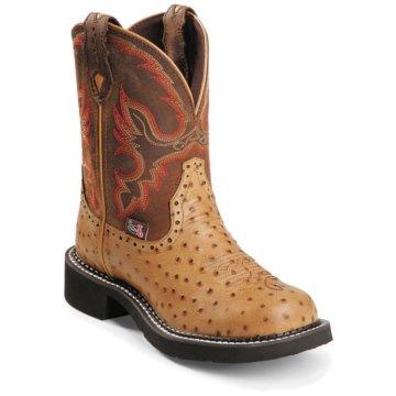 Justin Gypsy&reg; Cognac Ostrich Print