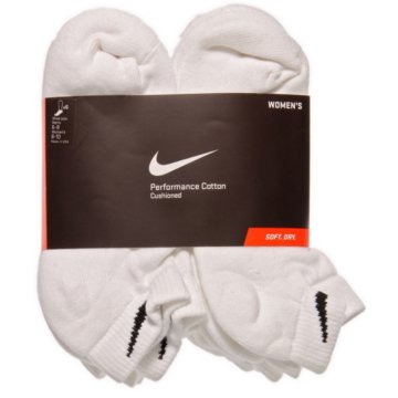 Nike Performance Cotton Cushioned Low Cut Womens 6 Pack - SX4452-101