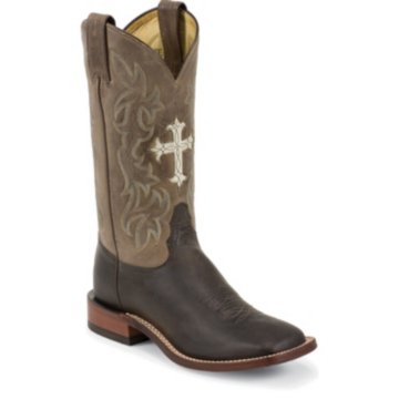 Tony Lama Choco Saigets Worn Goat - TC1002L