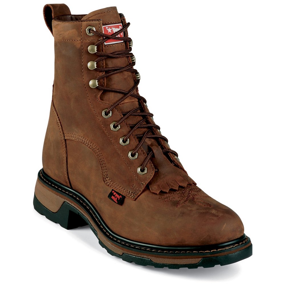 Tony Lama Men’s Tan Cheyenne Work Boots Bubblespace