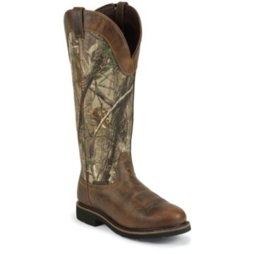 Justin Original Work Rugged Tan Stampede Waterproof - WK4550