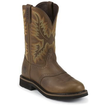 Justin Original Work Sunset Cowhide Steel Toe