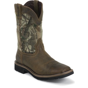 Justin Original Work Rugged Tan Cowhide Waterproof - WK4676