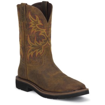 Justin Boots Rugged Tan Cowhide