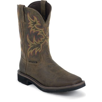 Justin Original Work Rugged Tan Cowhide Waterproof - WK4689