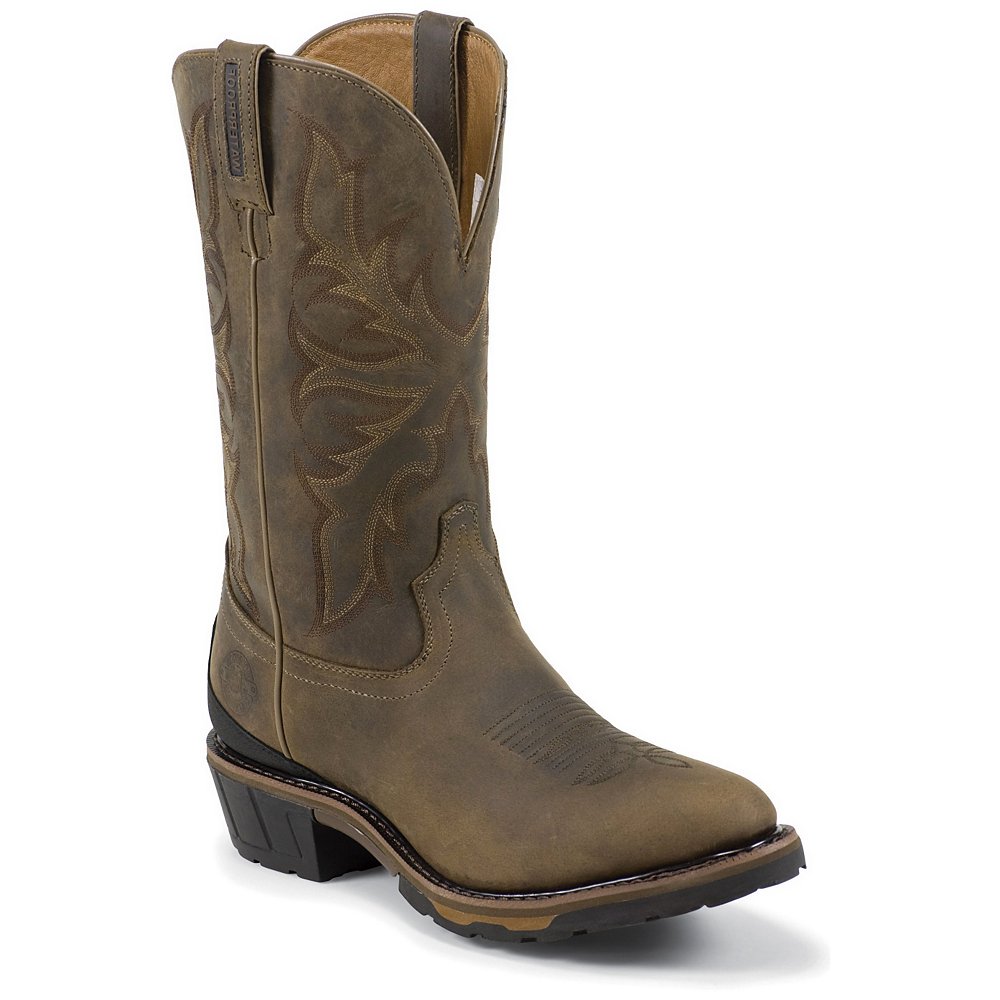 justin men's bay apache western boot