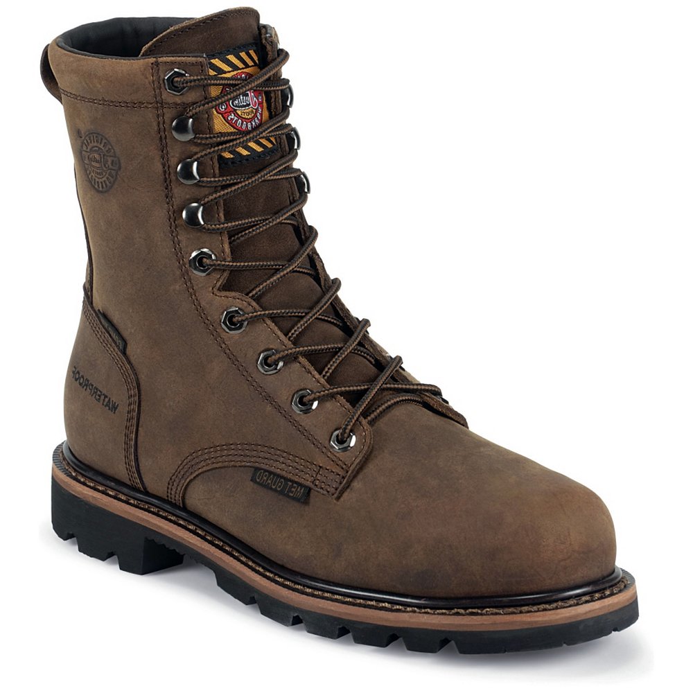 justin safety toe work boots