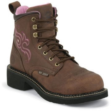 Justin Original Work Aged Bark Steel Toe Gypsy