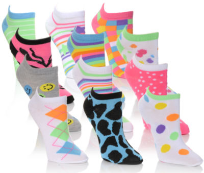 MIXAROOS HOSIERY &nbsp;Womens 6pr NoShow Mix
